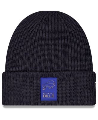 New Era - Men's Charcoal Buffalo Bills 2025 Sideline Cold Weather Cuffed Knit Hat