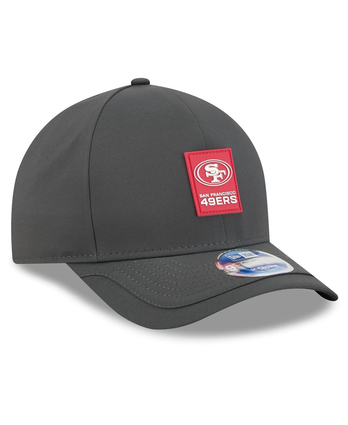 New Era Men's Charcoal San Francisco 49ers 2025 Sideline Cold Weather 9forty M-crown Adjustable Hat In Gray