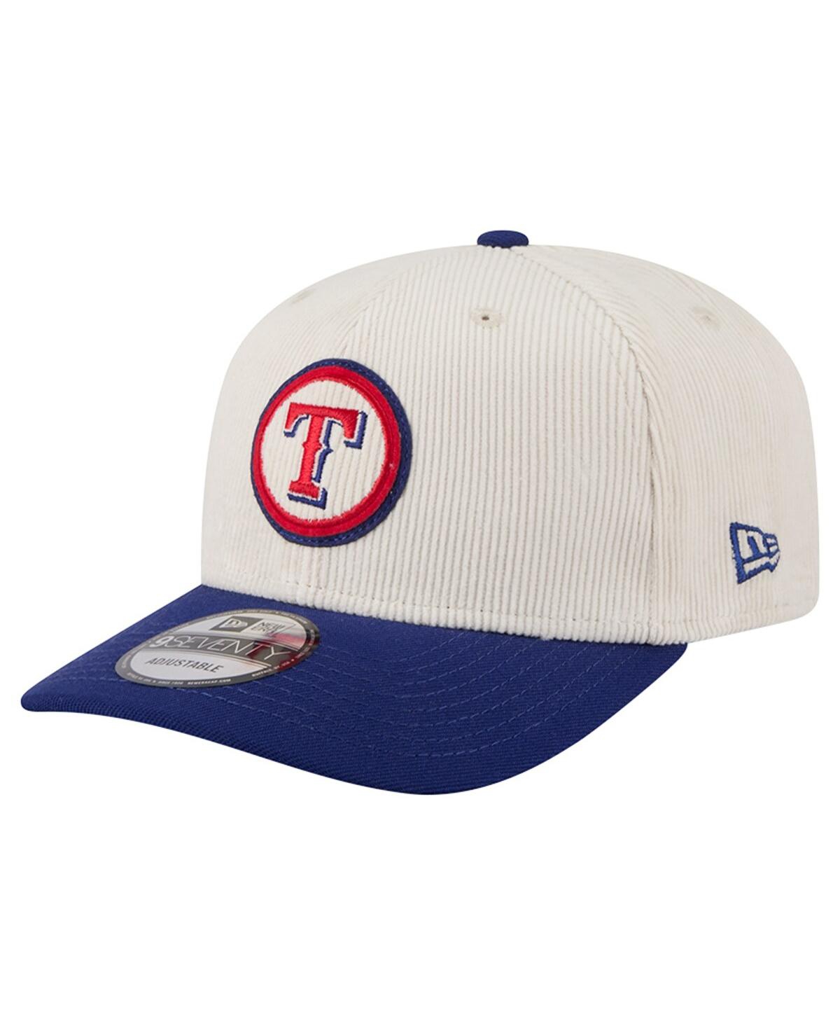 New Era Men's Cream Texas Rangers Loyal 9SEVENTY Adjustable Hat
