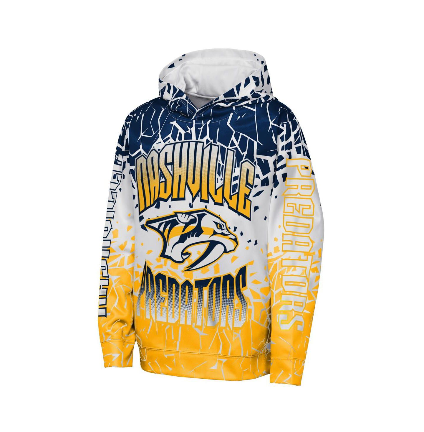 Детское худи Outerstuff Navy Nashville Predators Frozen Frenzy — фото 2