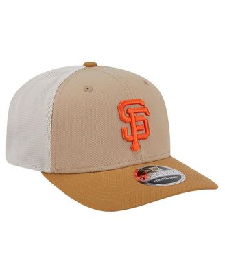 Men's Stone San Francisco Giants 9SEVENTY Trucker Adjustable Hat