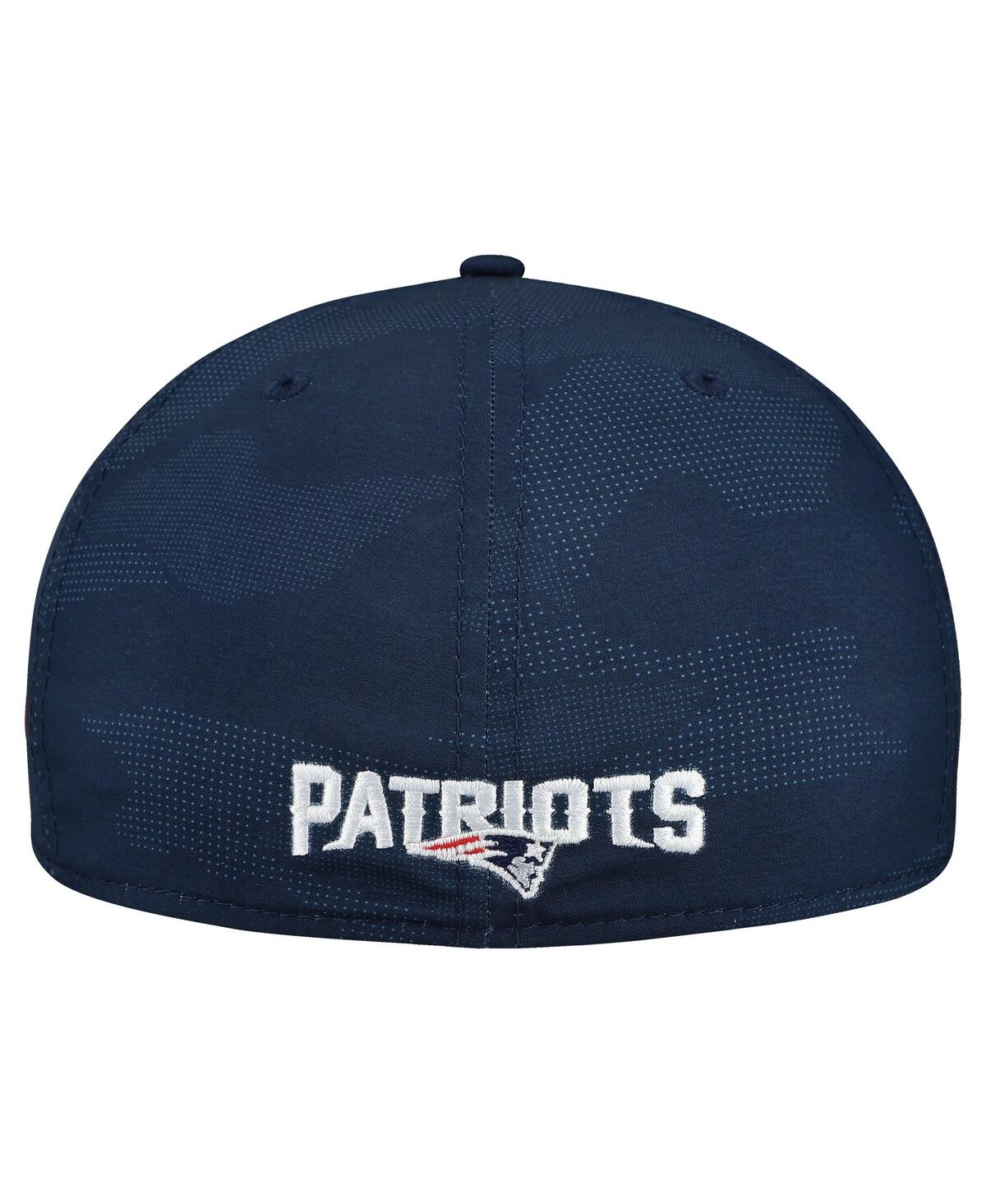New Era Men's Navy England Patriots Tonal Camo 39THIRTY Stretch Fit Hat