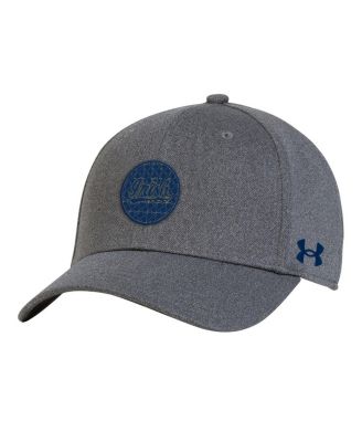 Under Armour - Men's Heather Gray Notre Dame Fighting Irish College Essentials 3.0 Blitzing Flex Hat