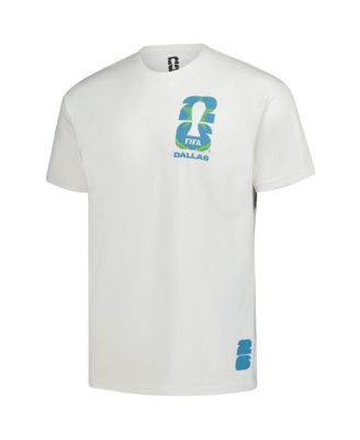 Men's Cream 2026 FIFA World Cup Dallas Host City Local Oversized T-Shirt