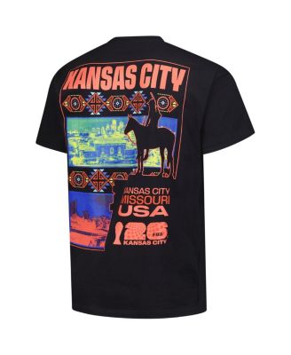 Men's Black 2026 FIFA World Cup Kansas City Host City Local Oversized T-Shirt