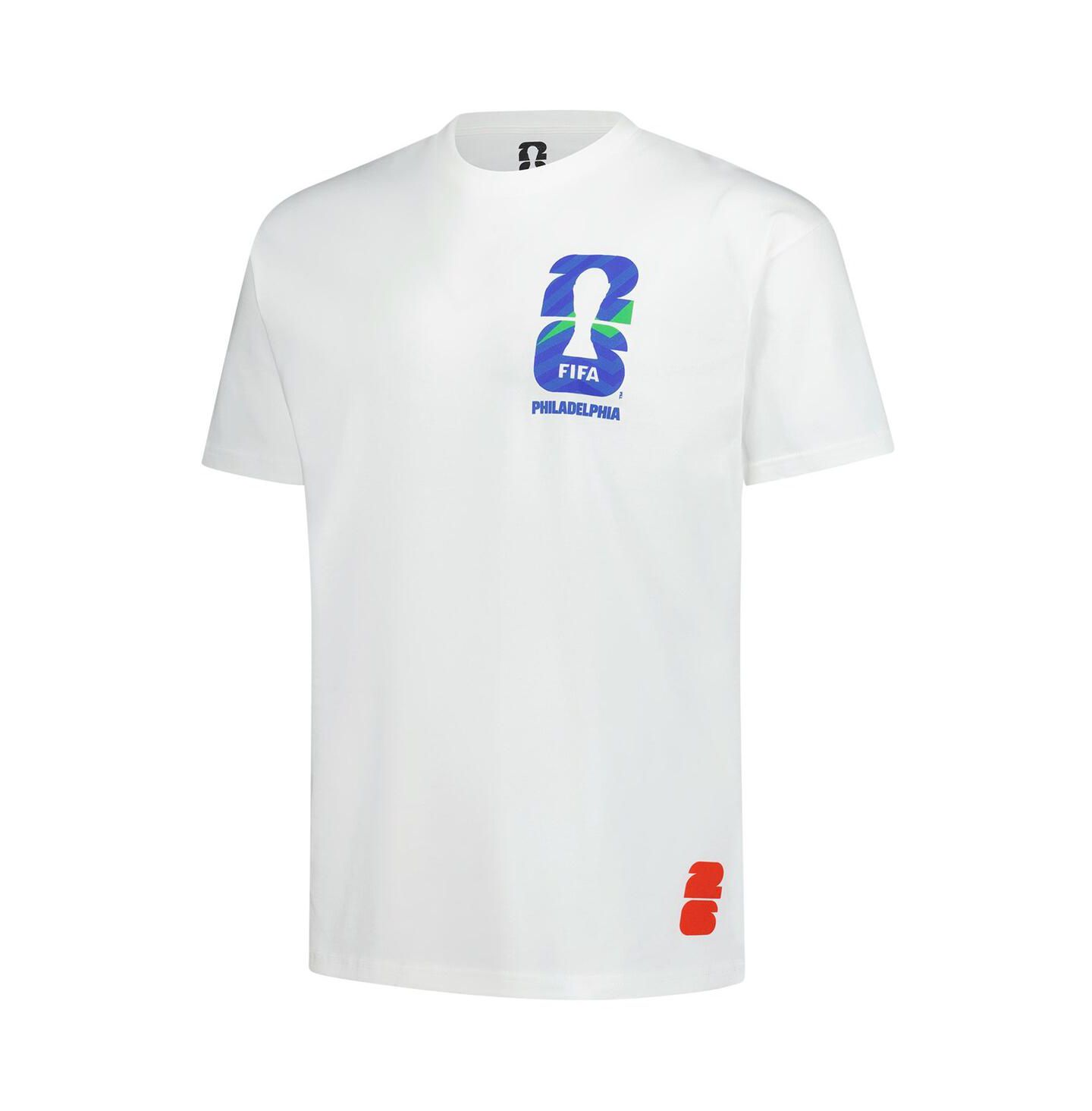 Мужская футболка Outerstuff White 2026 FIFA World Cup Philadelphia Host City Local Oversized — фото 2