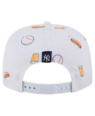 Men's White New York Yankees Team Cheer Rope 19TWENTY Adjustable Hat