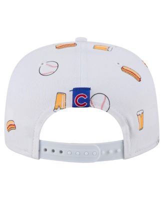 Men's White Chicago Cubs Team Cheer Rope 19TWENTY Adjustable Hat