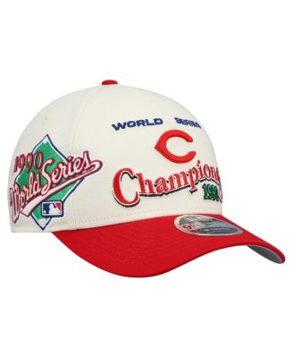 New Era - Men's Cream/Red Cincinnati Reds World Series 9FORTY M-Crown Adjustable Hat