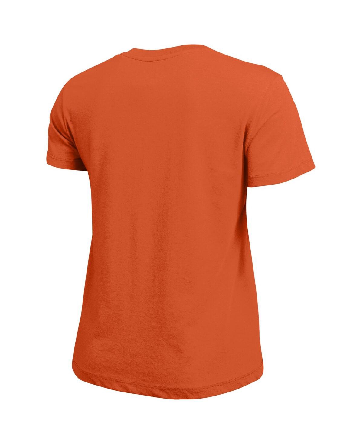 Champion Women's Orange Auburn Tigers Arched Over Logo T-shirt In Orange