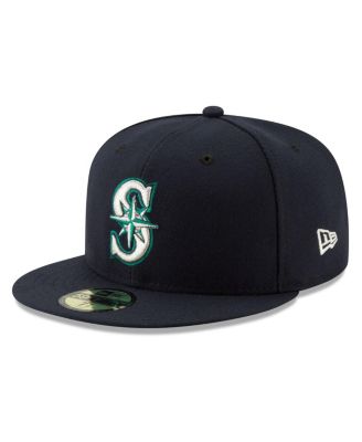 Men's Navy Seattle Mariners 2025 MLB Postseason Side Patch 59FIFTY Fitted Hat