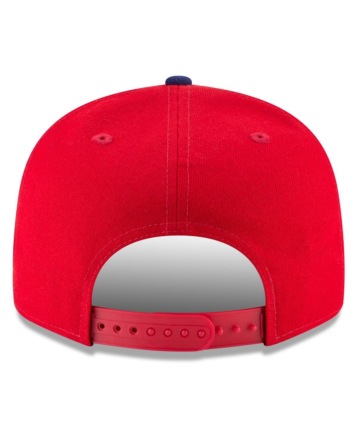 New Era Men's Red Philadelphia Phillies 2025 Mlb Postseason Side Patch 9FIFTY Snapback Hat