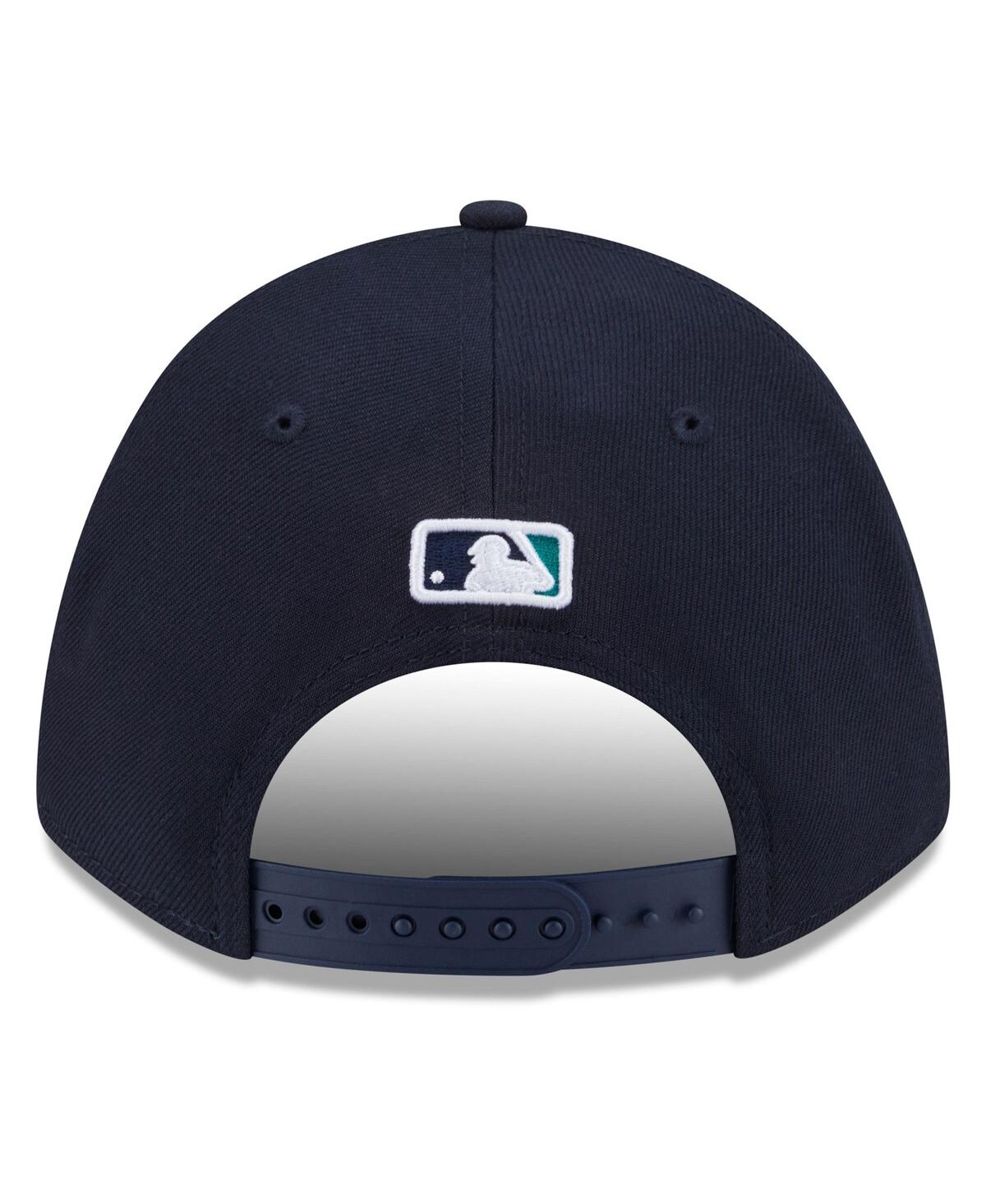 New Era Men's Navy Seattle Mariners 2025 Mlb Postseason 9FORTY M-Crown Adjustable Hat