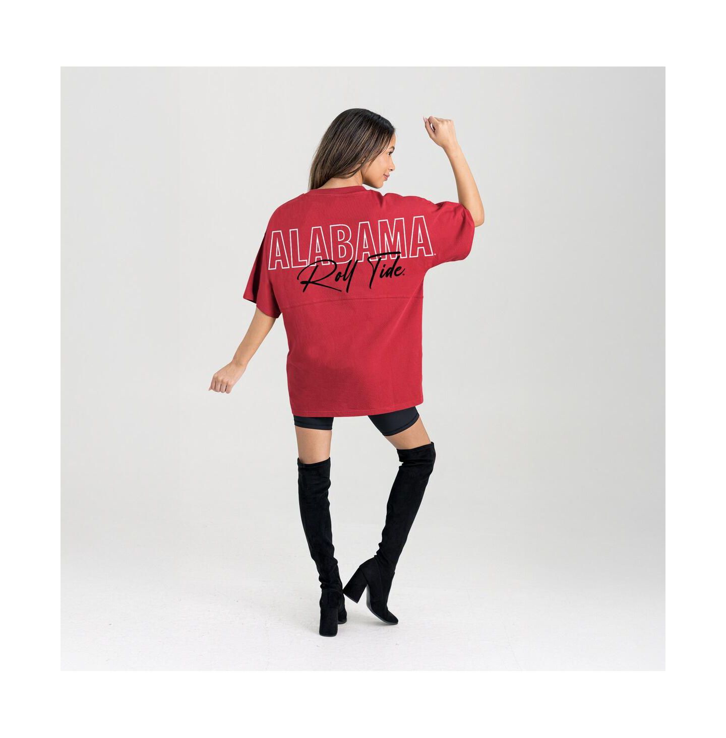 Женская футболка Gameday Couture Crimson Alabama Crimson Tide Oversized Back at Ya — фото 4