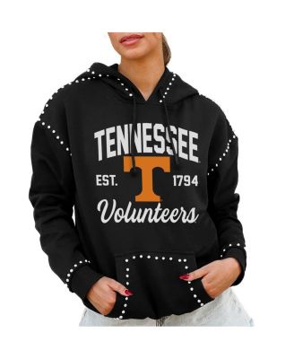 Gameday Couture - Women's Black Tennessee Volunteers Studded Pullover Hoodie