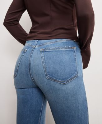 Women's Mini Flare High-Rise Jeans, Regular and Plus