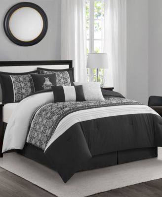 Charley Geometric 7-Pc. Comforter Set, Queen