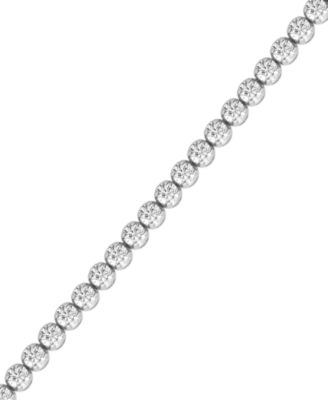 Diamond Bracelet (7 ct. t.w.) in 14k White Gold