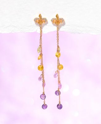 Crystal Multi-Color Star Wars Queen of Naboo Dangle Earrings