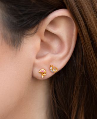 Crystal Multi-Color Garden Girl Stud Set