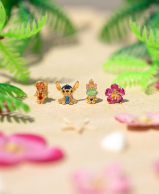 Crystal Disney Lilo Stitch Earring Set