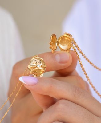Star Wars Millennium Falcon Locket Gold Plated Necklace