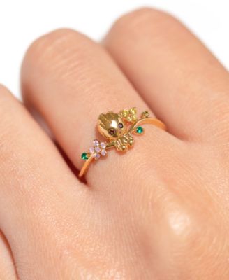Crystal Marvel's I Am Groot Adjustable Ring