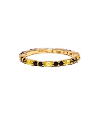 Harry Potter Hufflepuff House Crystal Ring