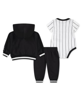 Baby Boys' Jersey Full-Zip Hoodie, Bodysuit and Pants, 3-Piece Set