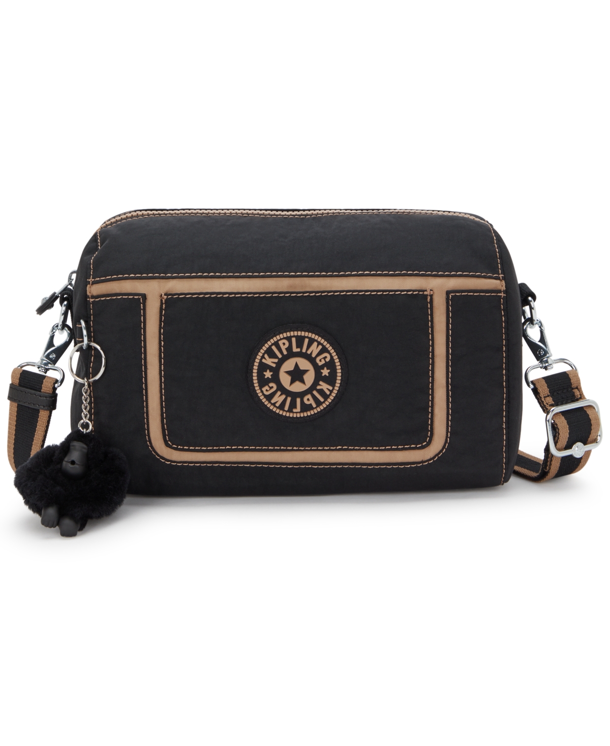 Kipling Abanu Medium Crossbody Bag In Black