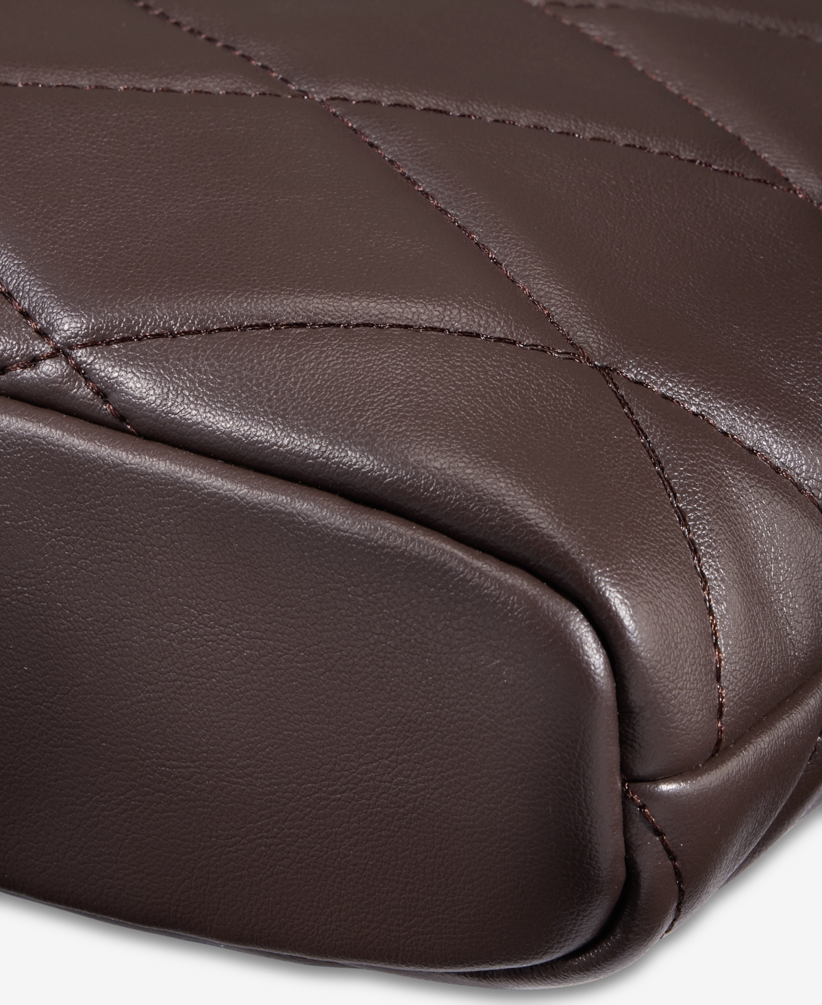 Giani Bernini Small Quilted North South Crossbody, Exclusively At Macy's In Brown