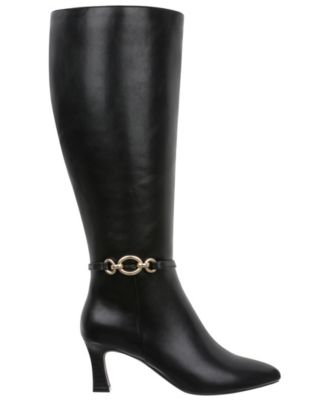 Women's Shaniaa Belt Pointed Toe Boot, Wide Calf, Macy's Exclusive