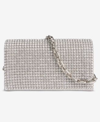 I.N.C International Concepts Diamond Mesh East/West Clutch, Created for Macy's 