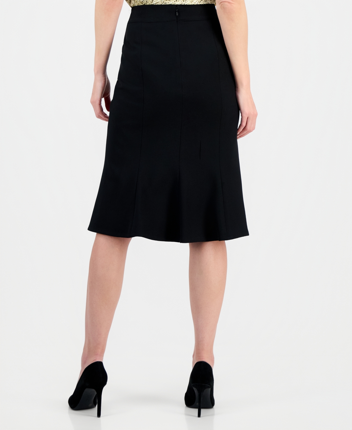Kasper Women's Core Julia Stretch Crepe A-line Skirt In Black
