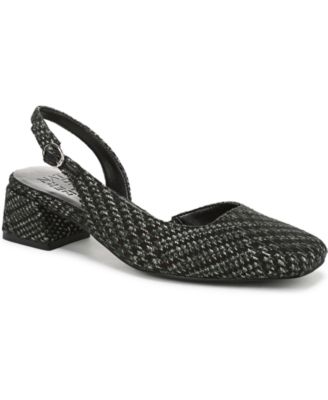 Naturalizer - Jayla Mid-Heel Square Toe Slingback Pumps