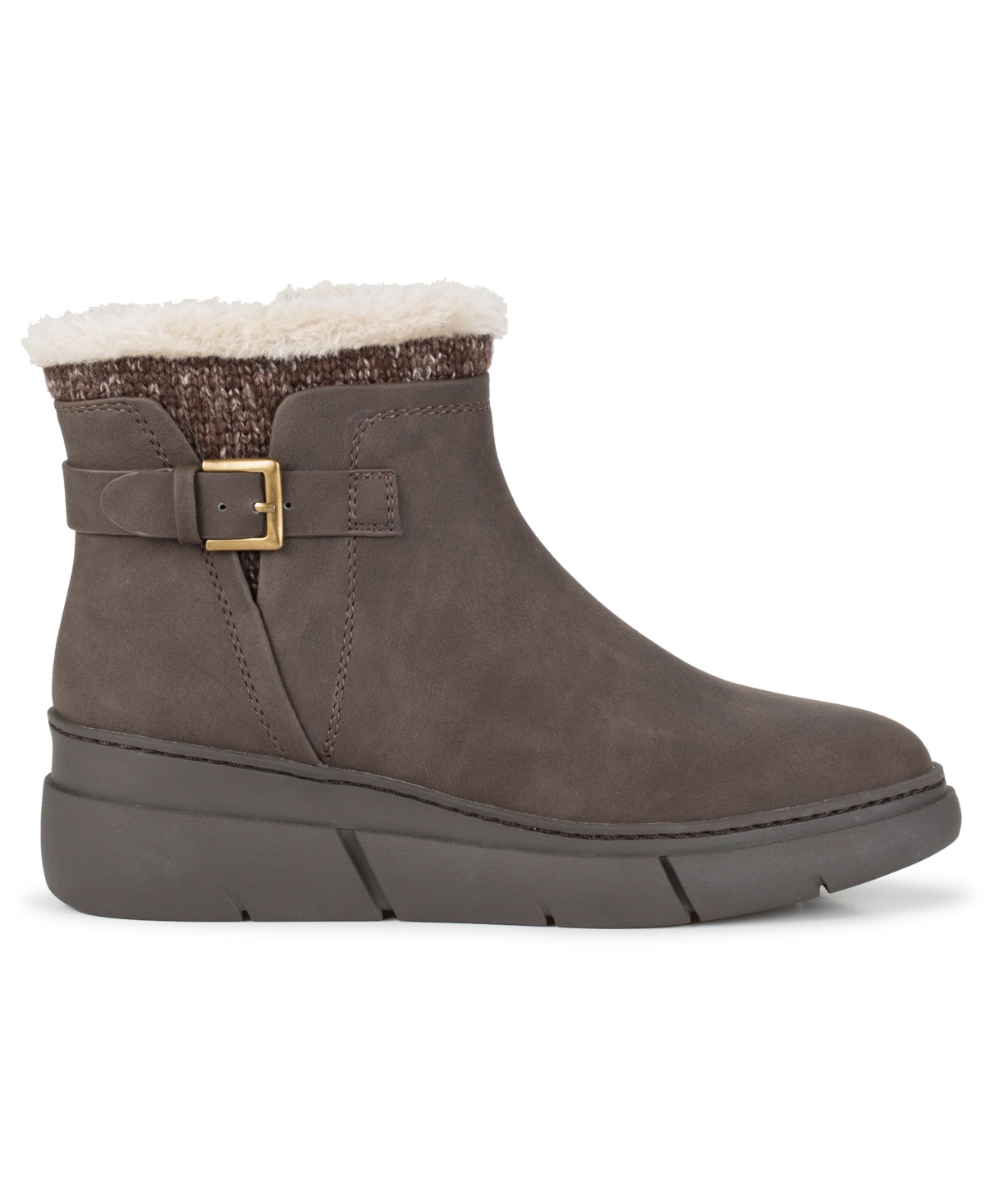 Baretraps Women's Lanney Wedge Booties In Brown