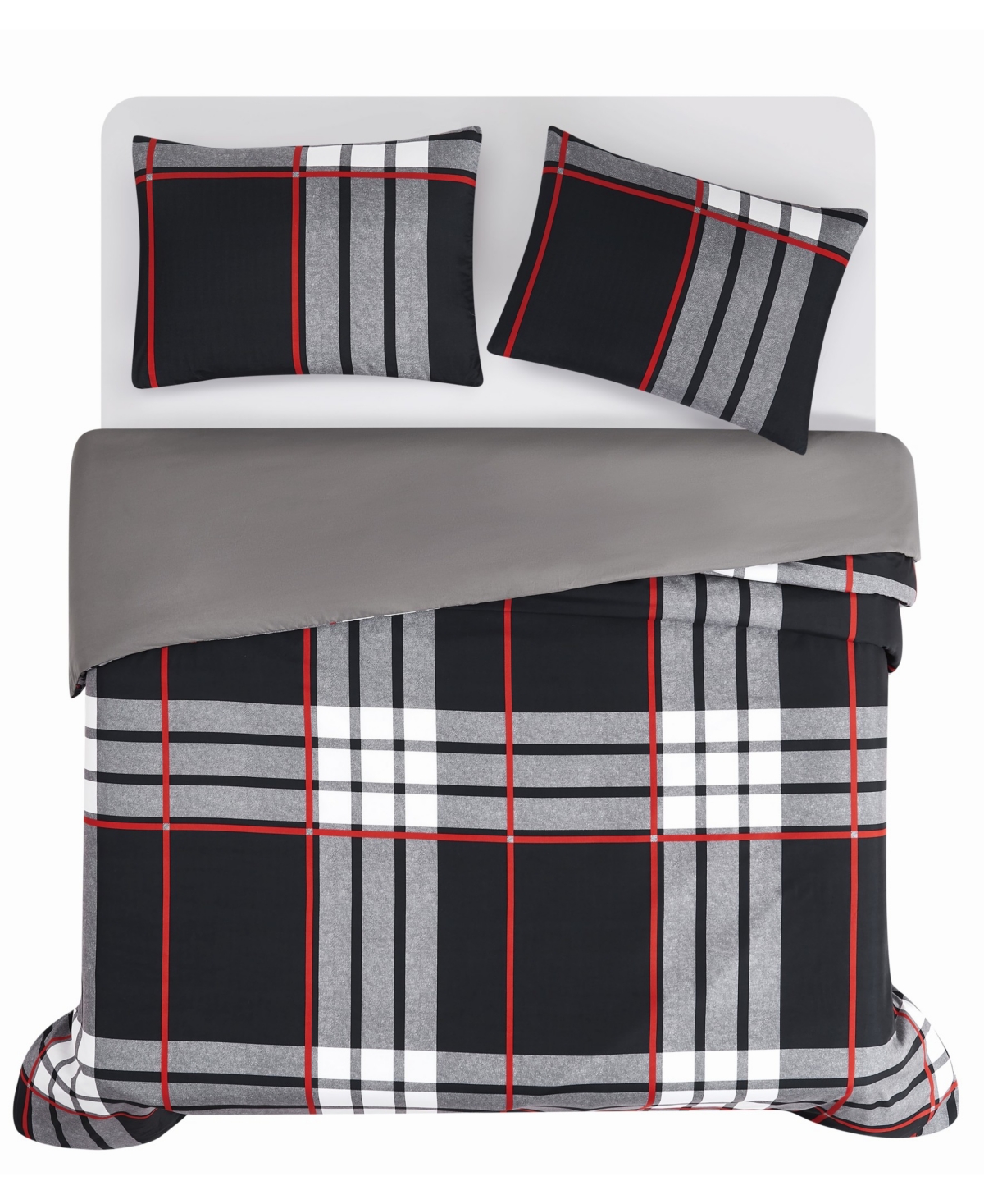 Truly Soft Danbury Plaid 3-Pc. Duvet Set