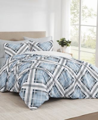 Lars Plaid 3-Pc. Comforter Set, Full/Queen