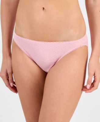 Women's Cotton Pointelle Bikini Underwear