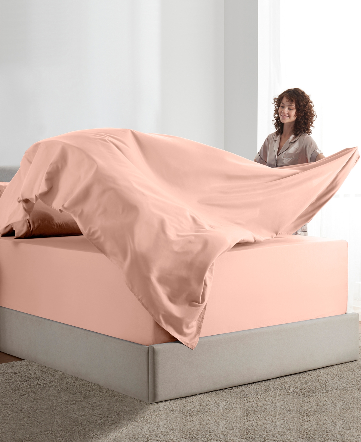 Nestl Extra Deep Pocket 6-pc. Sheet Set, Full In Brown