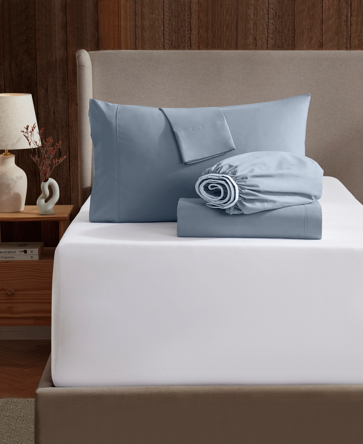 Nestl Extra Deep Pocket 4-pc. Sheet Set, Twin Xl In Blue