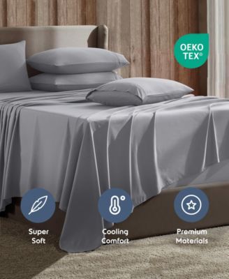 Extra Deep Pocket Microfiber 6-Pc. Sheet Set, King