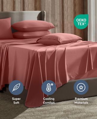 Extra Deep Pocket Microfiber 6-Pc. Sheet Set, Queen