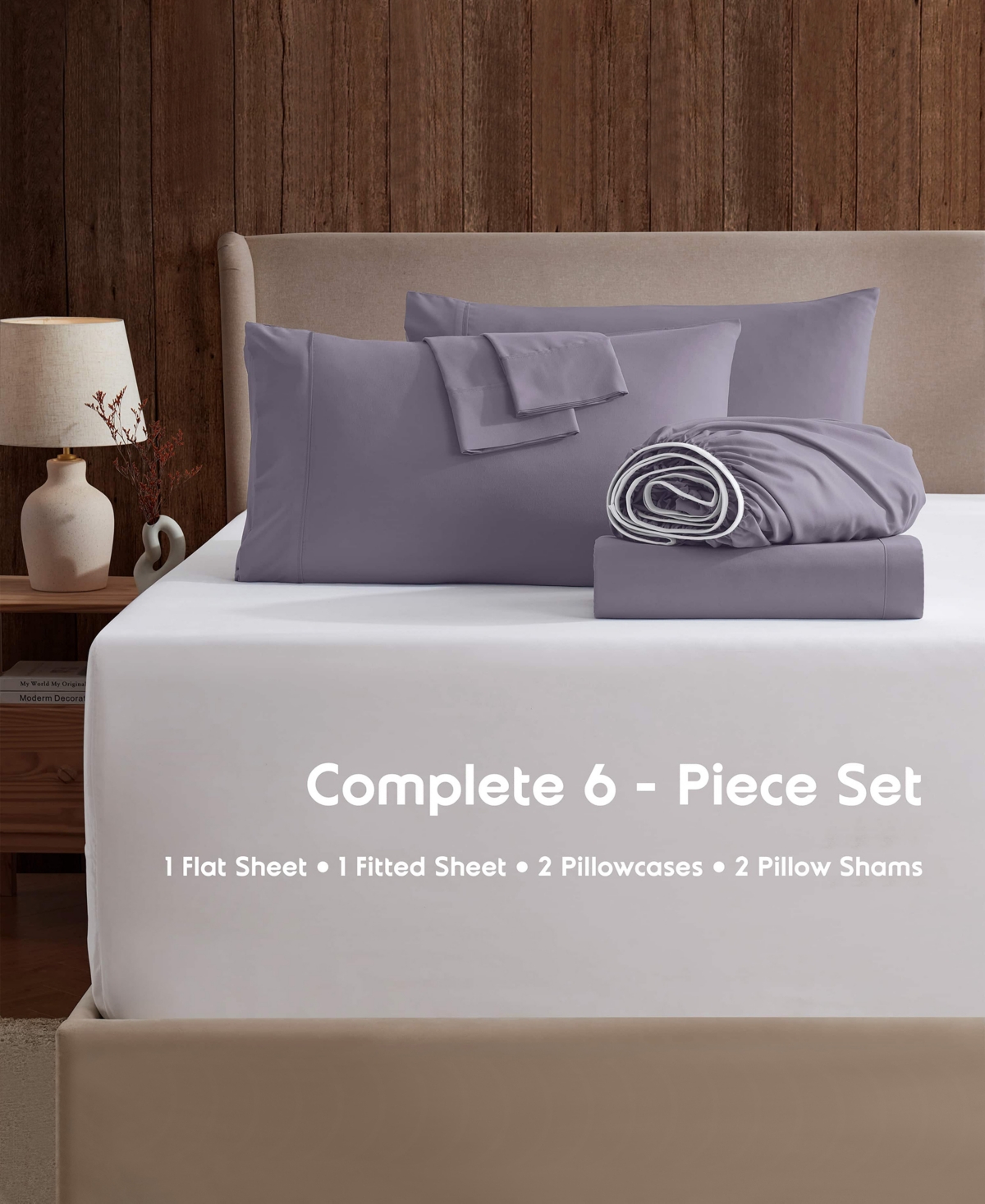 Nestl Extra Deep Pocket 6-pc. Sheet Set, California King