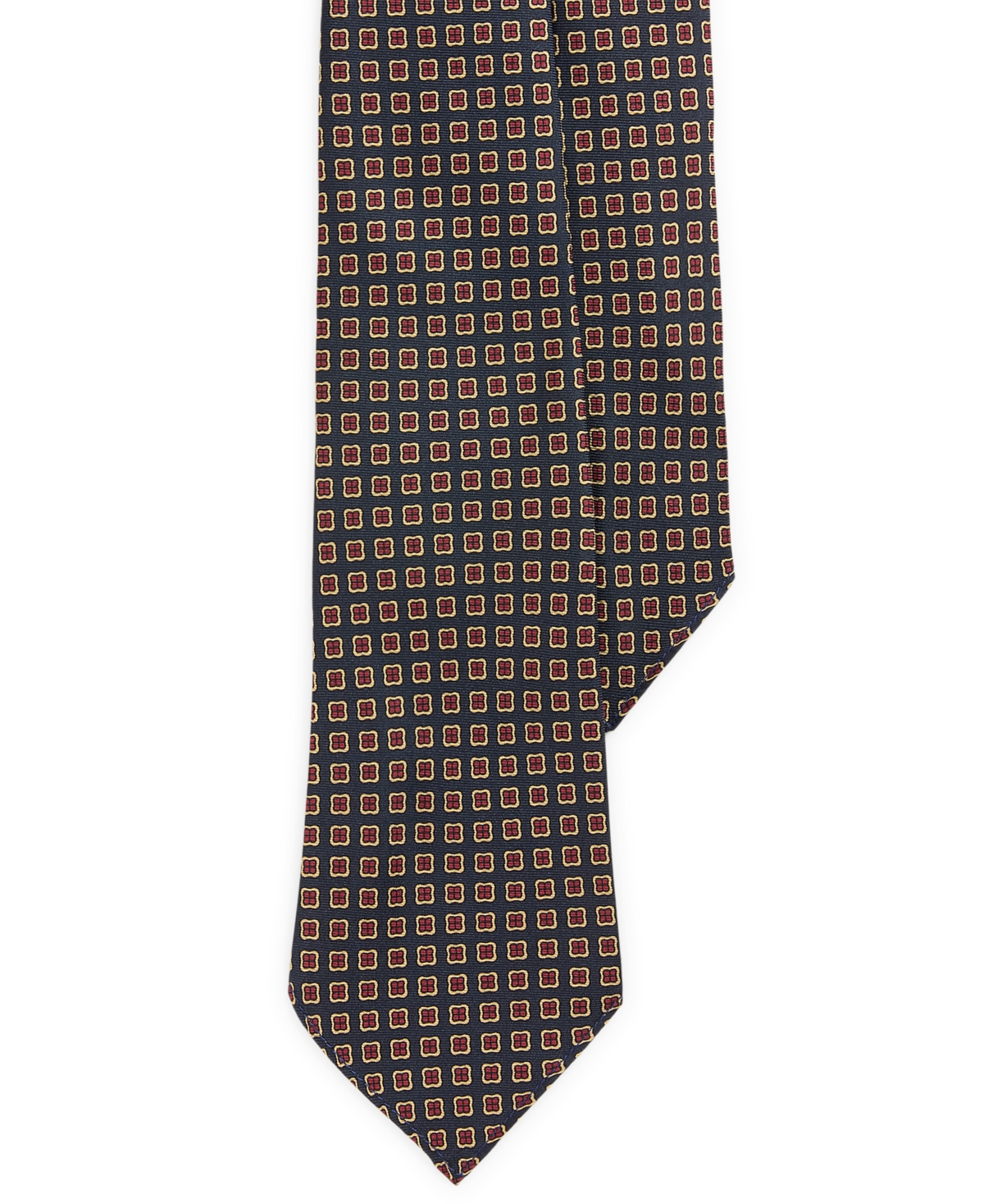 Polo Ralph Lauren Men's Vintage-inspired Neat Silk Tie In Brown