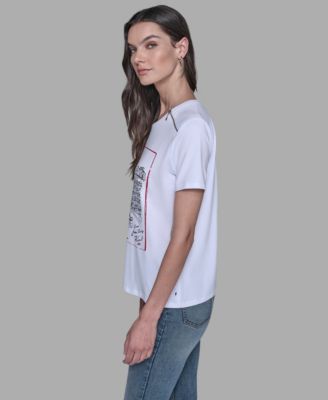 Women's Zip-Shoulder T-Shirt