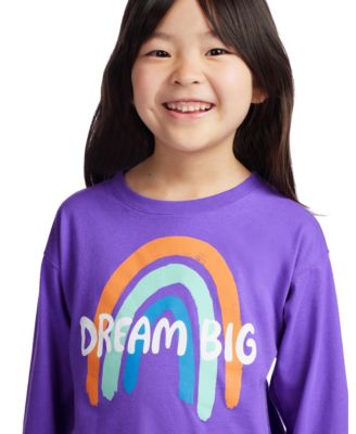Color Lab Girls' 2-10 Printed Long-Sleeve T-Shirt