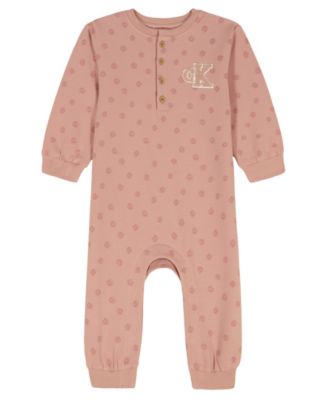 Calvin Klein - Baby Girls Crewneck Coverall