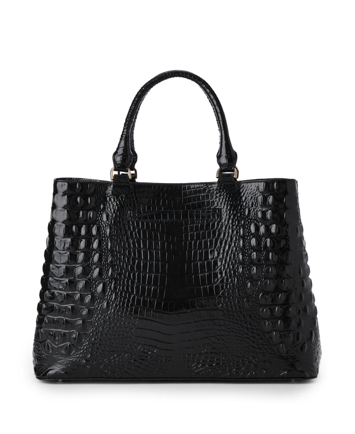 Brahmin Denise Large Leather Carryall Bag In Black