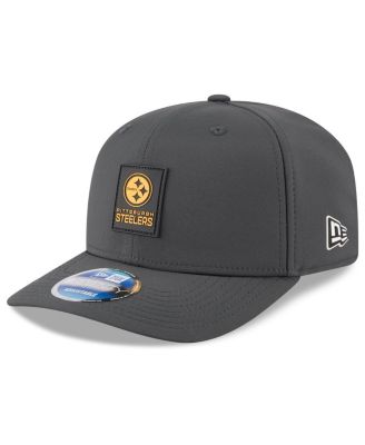 New Era - Men's Charcoal Pittsburgh Steelers 2025 Sideline Cold Weather 9SEVENTY Adjustable Hat